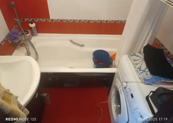 солнечная студия с видом на город, 5 мин до центра *